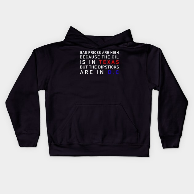 High Gas Prices Kids Hoodie by Bododobird